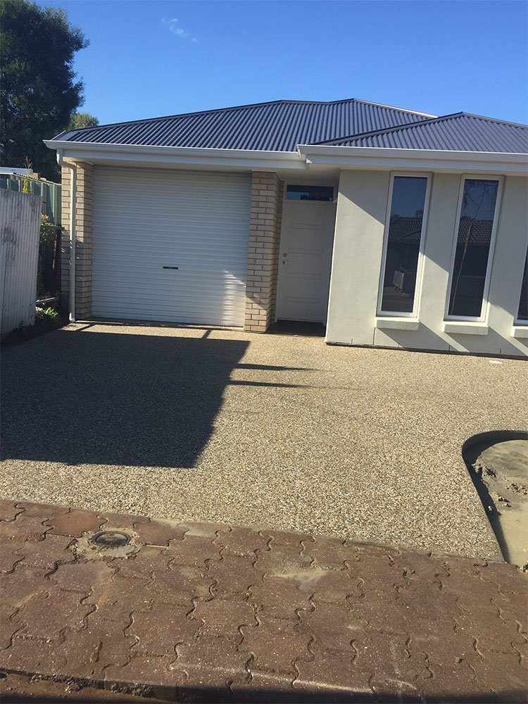 Exposed Aggregate Concrete Driveway Adelaide