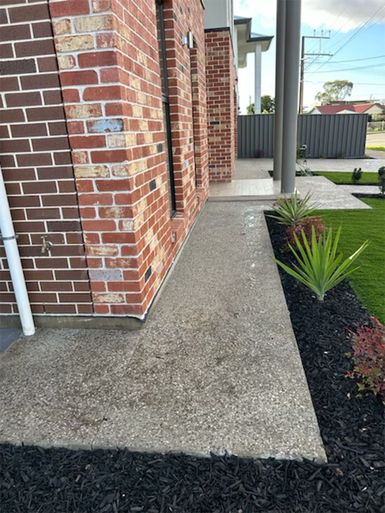Concrete paths around house Adelaide